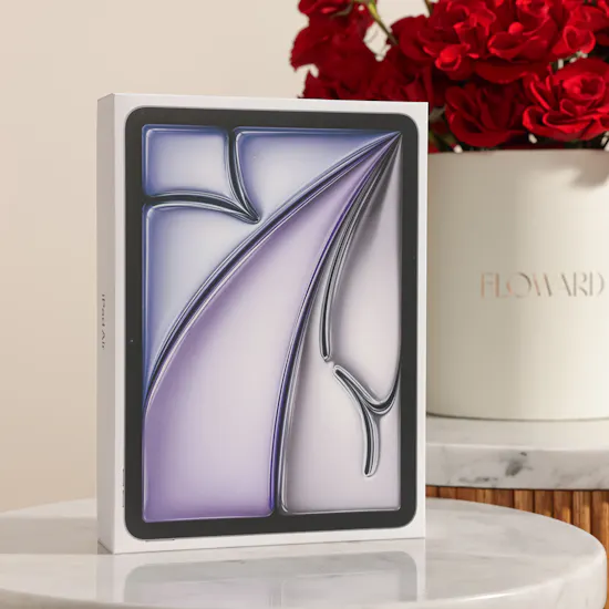 Apple Space Grey 11-inch iPad Air M4 Chip Wi-Fi 128GB | Delicate Flowers