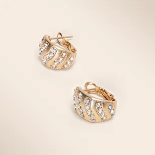 Lynyer Aurora Wave Chunky Hoop Women's Earrings Lynyer Aurora Wave Chunky Hoop Women's Earrings