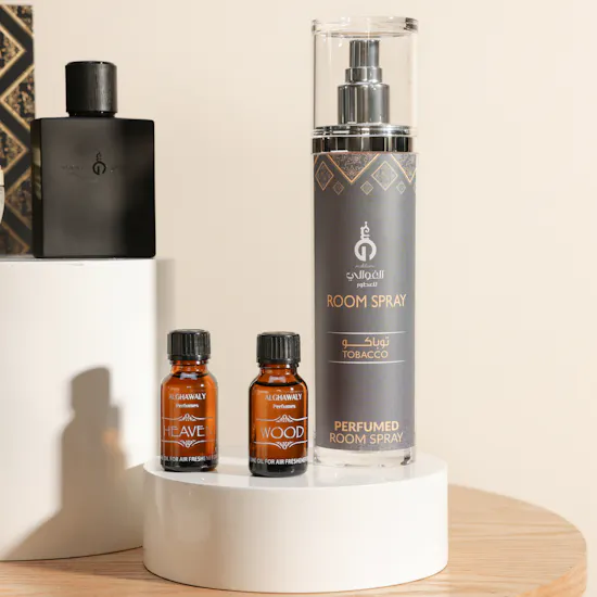 Al Ghawaly Perfumes Luxury Wooden Gift Box