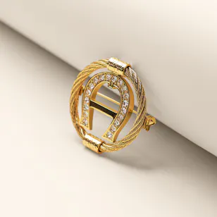 Aigner Cirena Gold Plated Tone Women's Brooch