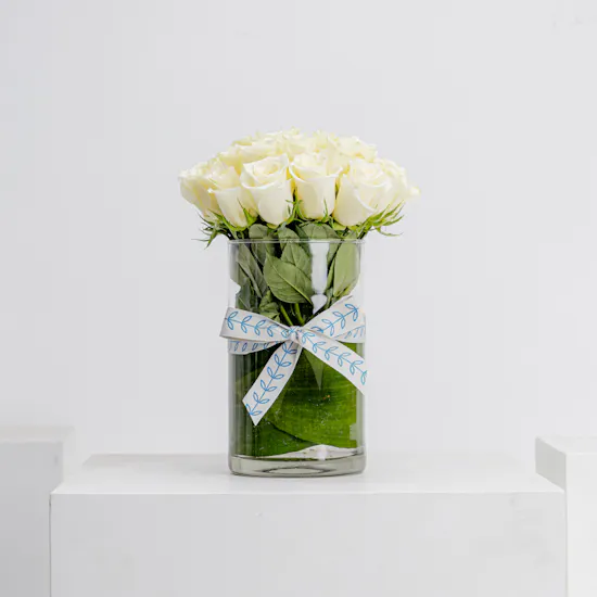 Emma True Blessing Scar | White Roses Vase