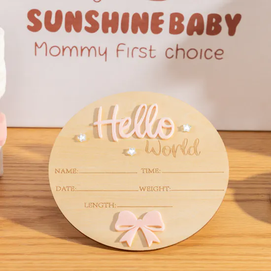 Sunshine Baby Girl Cute White and Dark Pink Bunny Set