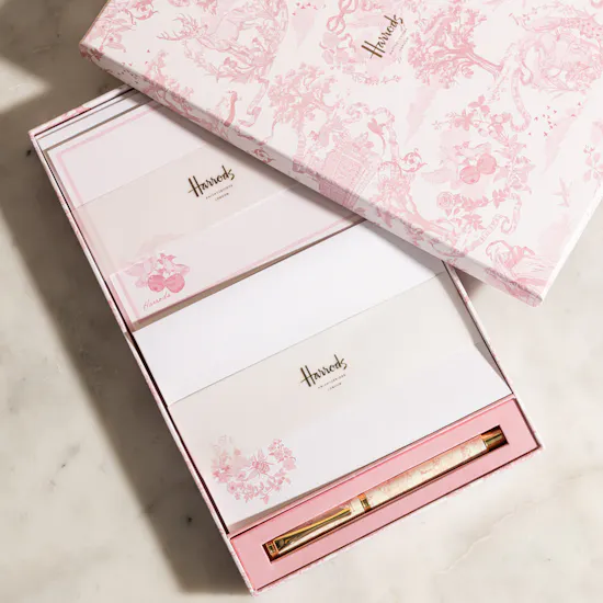 Harrods Pretty Pink Writing Set