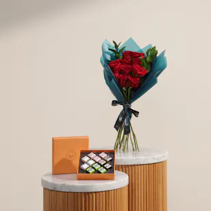 Venchi Murrine Cremino Chocolates Orange Gift Box | Charming Flowers