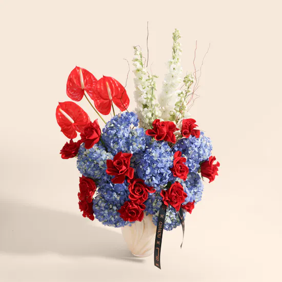 Love in Bold Strokes Flower Vase