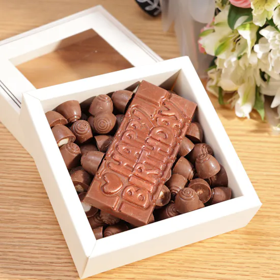 Ghazl Happy Birthday Mini Chocolate Box | Magic Blooms