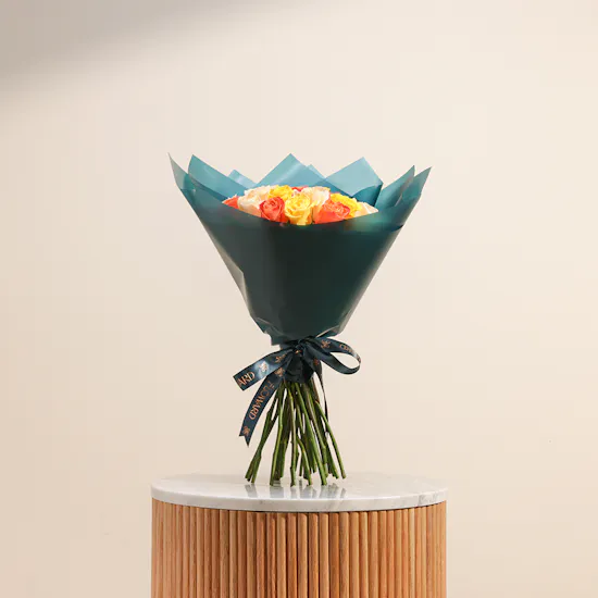Sunset Dreams Rose Bouquet