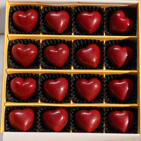 Sweetzerland Heart Shaped Assorted Chocolate Box | 16 Pieces