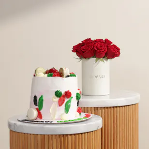 Mister Baker Emirati Women's Day Cake | Inspiring Rose Box