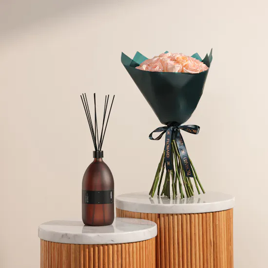 Mubkhar Luxury Reed Diffuser | Happiness Flowers Bouquet