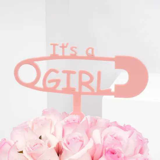 Baby Girl Pink Vase