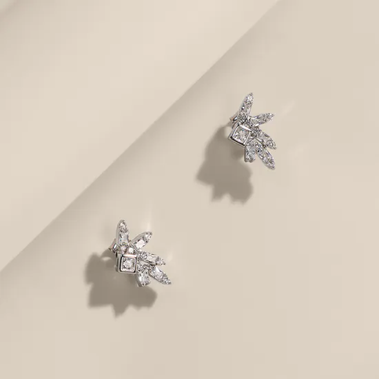Hilia Twinkling Star Silver and Zircon Women’s Earrings