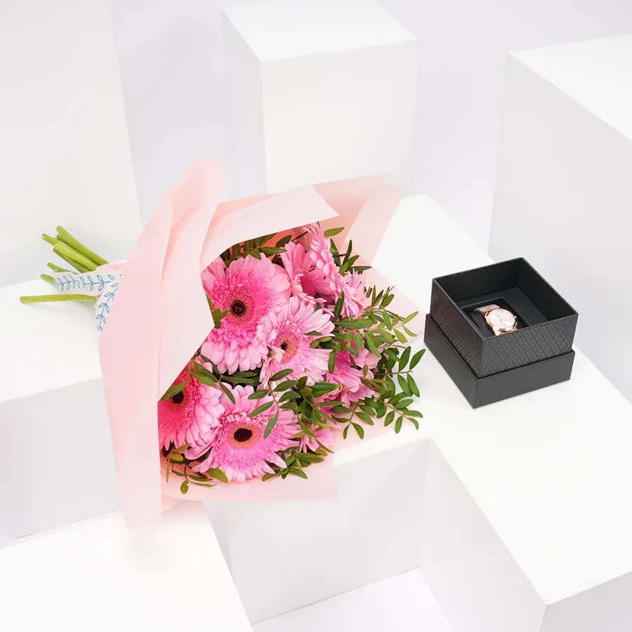 Avalieri Prestige Women Watch | Pink Blooms 3