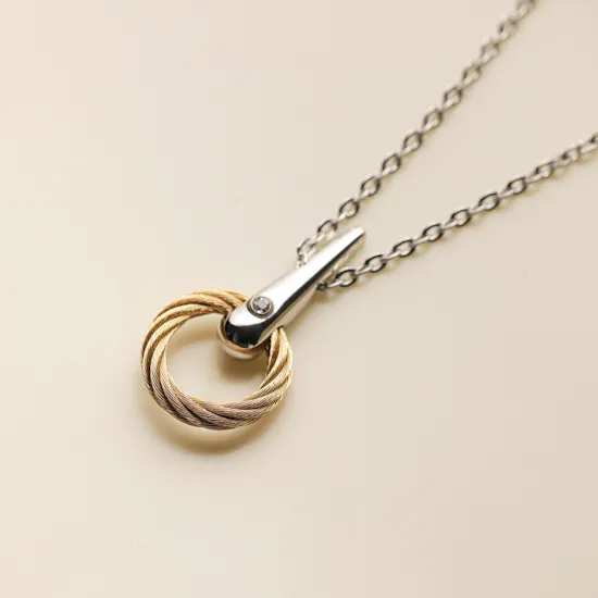 Charriol Infinity Zen Necklace