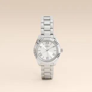 Guess Mini Luna Silver Stainless Steel Women's Watch
