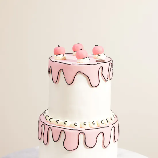 Crumbles Layered 2D Comic Cake