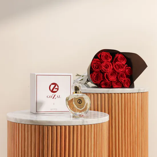 Royal Palace Gozal 1 Women's Perfume | Red Rose Bouquet