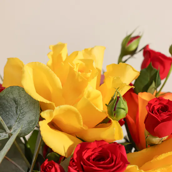 Warm Thoughts Rose Vase