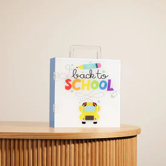 Ghazl Back to School Chocolate Blue Box