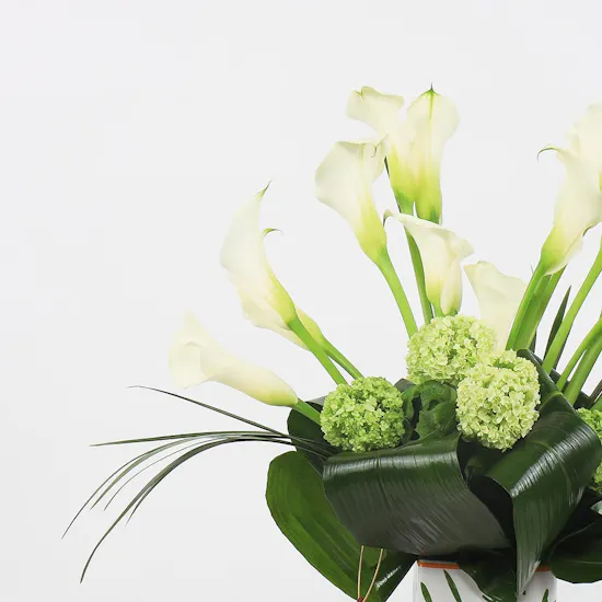 The Calla | White Calla Lily Vase