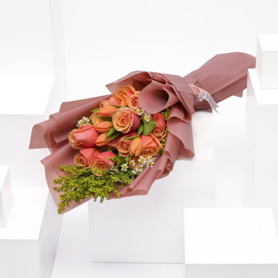 Vibrant Blooms Bouquet by Nada Baeshen 