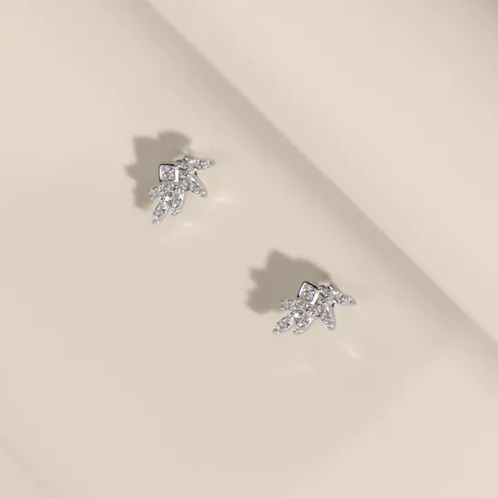 Hilia Twinkling Star Silver and Zircon Women’s Earrings