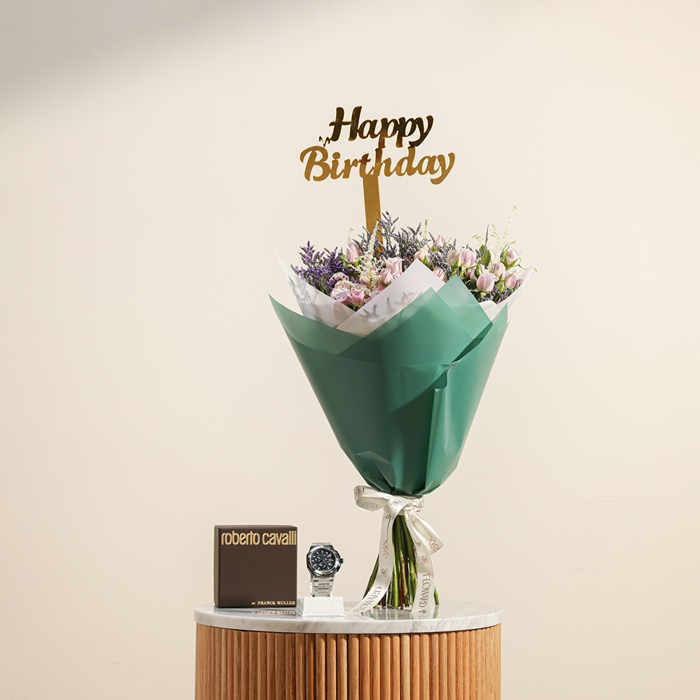 ساعة كوارتز من روبرتو كافالي من فرانك مولر| باقة