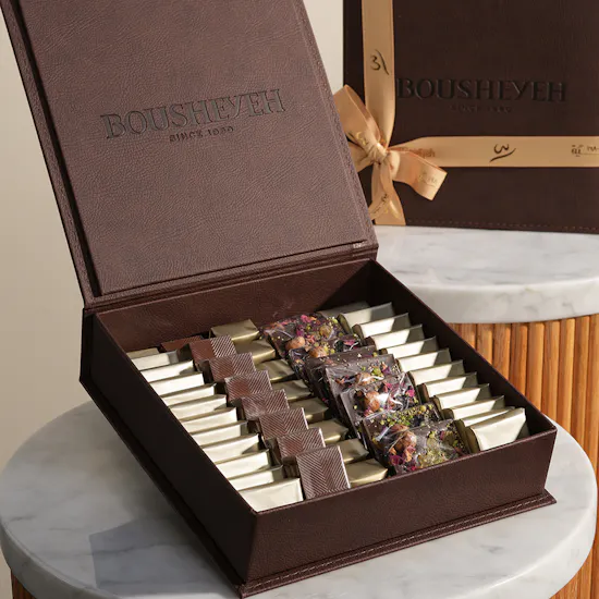 Bousheyeh Leather Chocolate Box