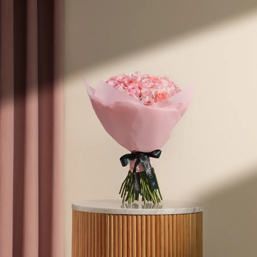 Glamorous Love Pink Rose Bouquet 2