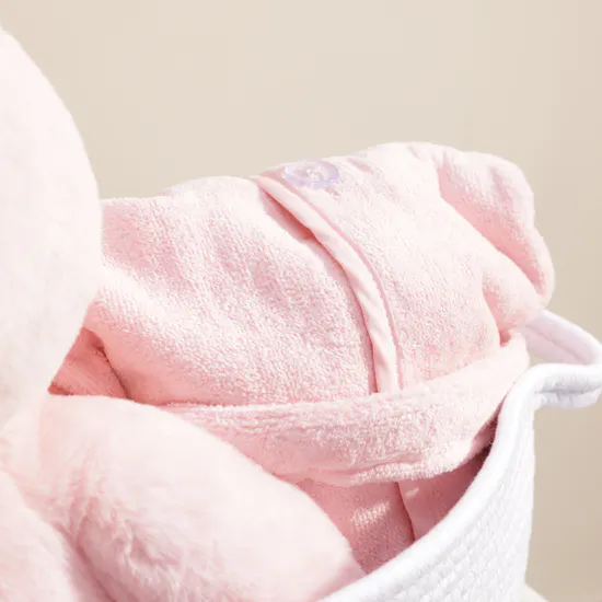 Elli Junior Cozy Cuddles Pink Bath and Comfort Newborn Gift Set