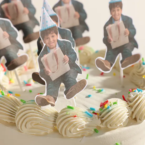 Floward Personalized Happy Birthday Sprinkles Photo Cake