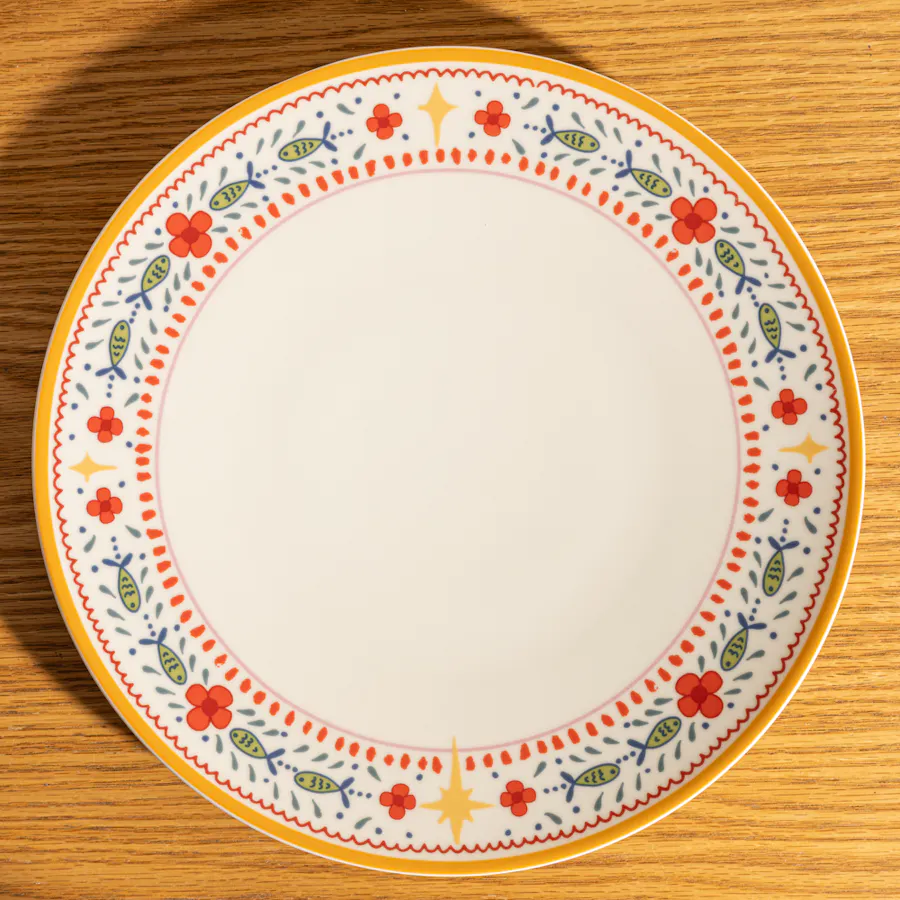 Kin Suki Coastal Bloom Multipurpose Plate 4
