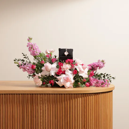 Coach Women's Gracie Bangle Watch | Pink Blooms