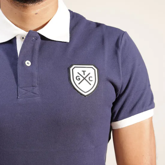 TGC Navy Shield Polo Shirt