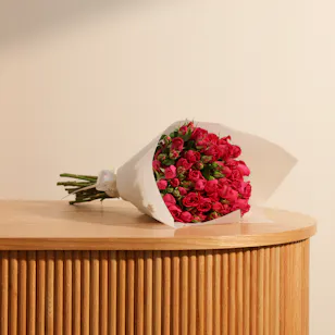 Blissful Baby Rose Bouquet | 12 Flowers