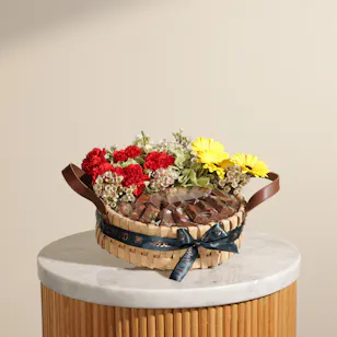 Floward Premium Chocolate Basket | Vibrant Flowers Floward Premium Chocolate Basket | Vibrant Flowers