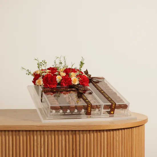 Abucci Lavish Chocolate Tray | Classic Flowers