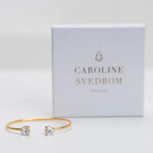 Caroline Svedbom Crystal Heart Bracelet