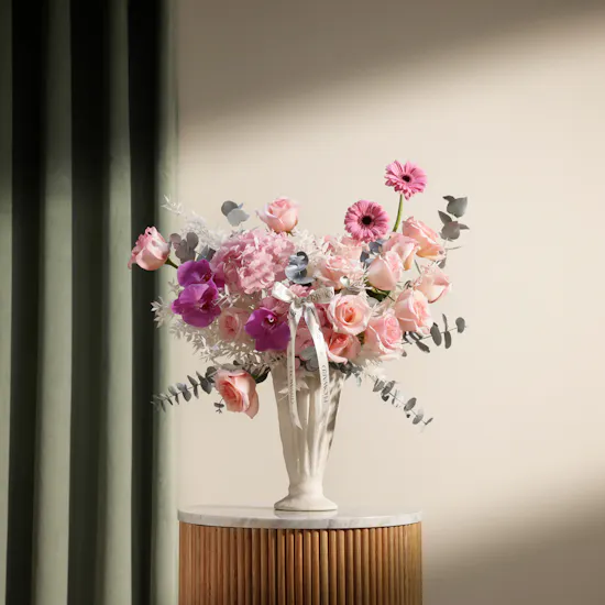 Gentle Embrace Flower Vase