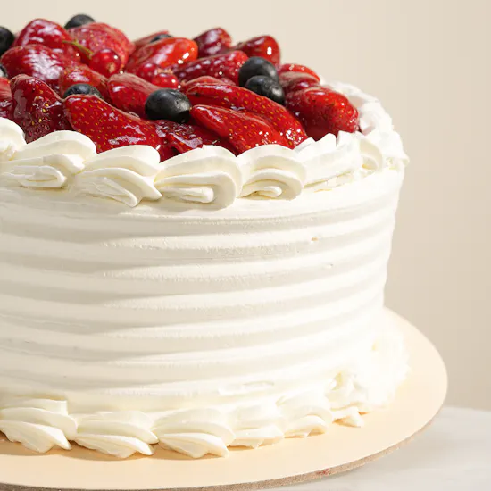 Secrets Cake Forte Blanc Fraise Cake