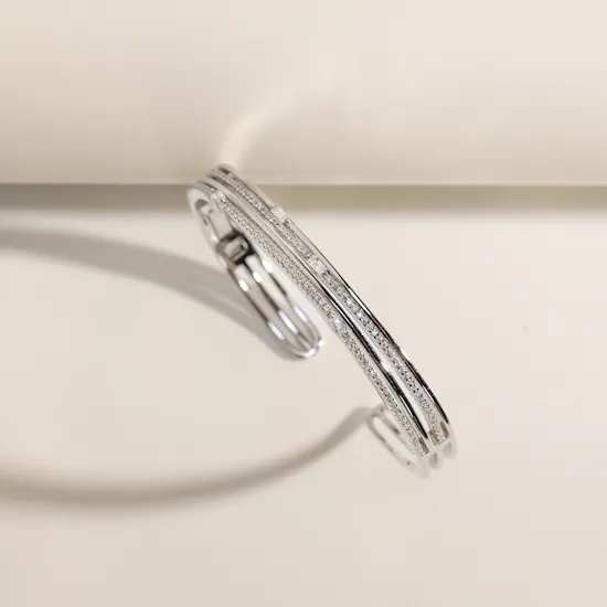 Alvira Silver Women's Bangle