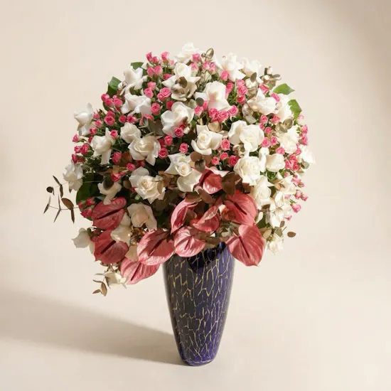 Majestic Charm Flower Vase
