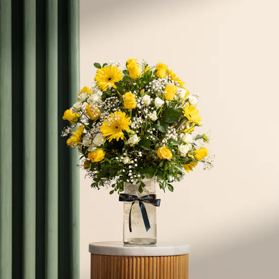 Whisper of Light Flowers Vase