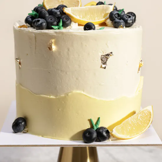 Floward Lemon Blueberry Delicious Cake