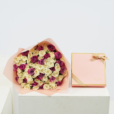 Roses | Bateel Pastel Chocolate