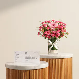 Voco Spa Gift Voucher for Men | Gentle Flowers Vase