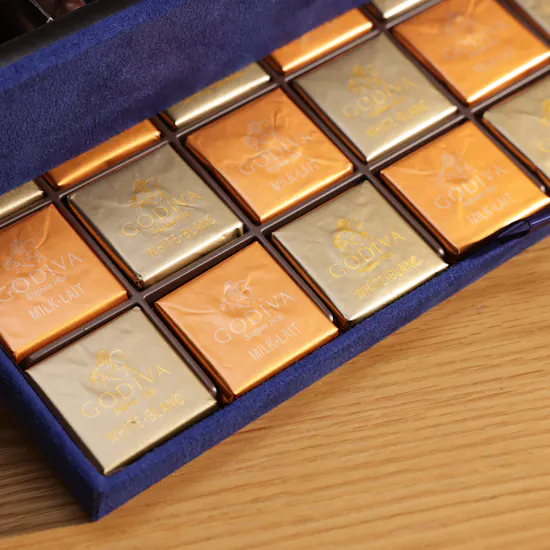 Godiva Chocolates Royal Navy Blue Box