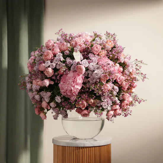 Blush Symphony Flowers Vase