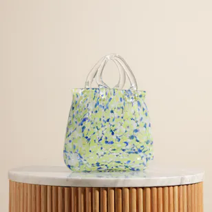 Floward Blue Bag Glass Vase Floward Blue Bag Glass Vase