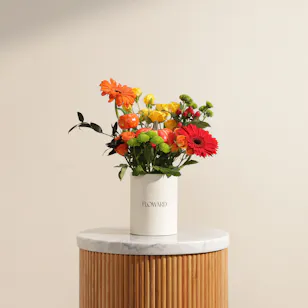 Bright Halloween Flower Box